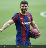 Wawancara Sergio Aguero: Tak Menyesal Gabung Barcelona, meski Ditinggal Lionel Messi