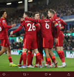 Hasil Everton vs Liverpool: The Reds Pesta Gol di Derbi Merseyside