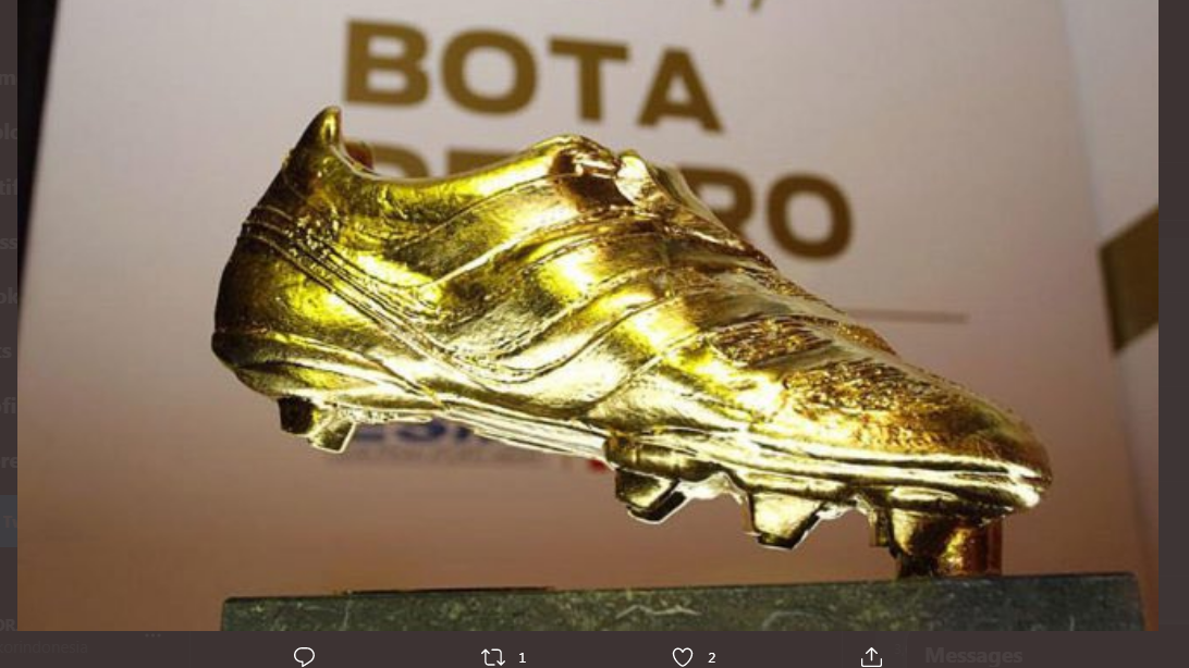 Sepatu Emas Eropa: Messi dan Ronaldo Nomor Dua dan Tiga, Lewandowski  Juaranya