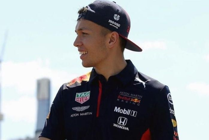 Alexander Albon kala masih berseragam Red Bull Racing di F1 2020.