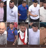 Polisi Inggris Rilis 10 Foto Daftar Pencarian Orang Terkait Kerusuhan di Final Euro 2020