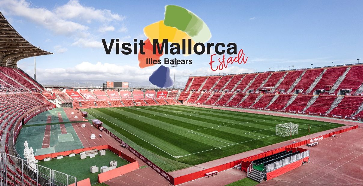 Penampilan stadion Real Mallorca yang berganti nama menjadi Visit Mallorca