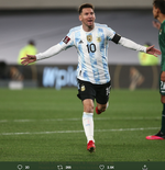 Hasil Argentina vs Bolivia: Hattrick Lionel Messi Pastikan Tim Tango Gilas Tim Tamu