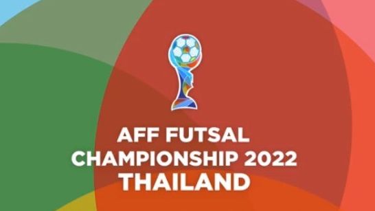 Logo Piala AFF Futsal 2022 saat melakukan drawing fase grup, 21 Februari 2022.