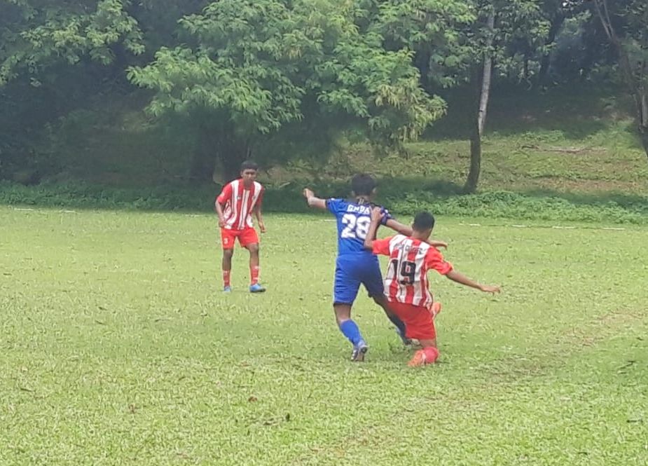 Pertandingan Liga TopSkor U-15 2021-2022 antara GMSA VS Tunas Bogor