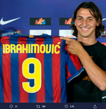 Barcelona Jadi Kenangan Terburuk dalam Karier Zlatan Ibrahimovic