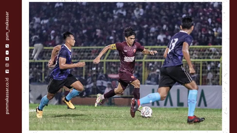 PSM Makassar berhasil memetik kemenangan saat berjumpa Sulut United pada pertandingan uji coba yang berlangsung di Stadion Gelora BJ Habibie, Parepare, Senin (6/6/2022) malam.