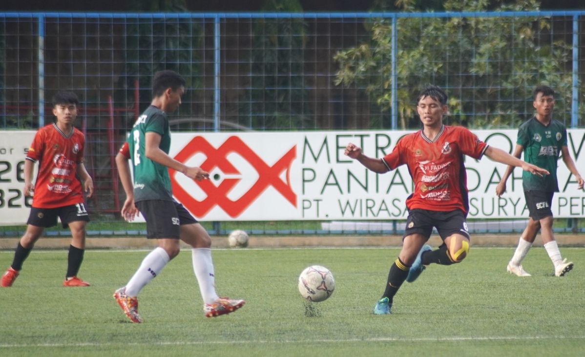 Pertandingan FASS Junior menghadapi Serang City pada pekan kelima Liga TopSkor U-17 2022