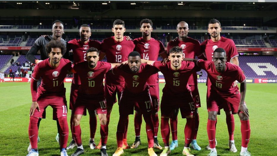 Skuad timnas Qatar di Piala Dunia 2022.