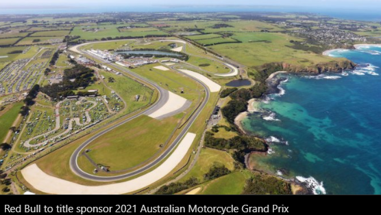 Panorama Sirkuit Phillip Island yang digunakan untuk menggelar MotoGP Australia.