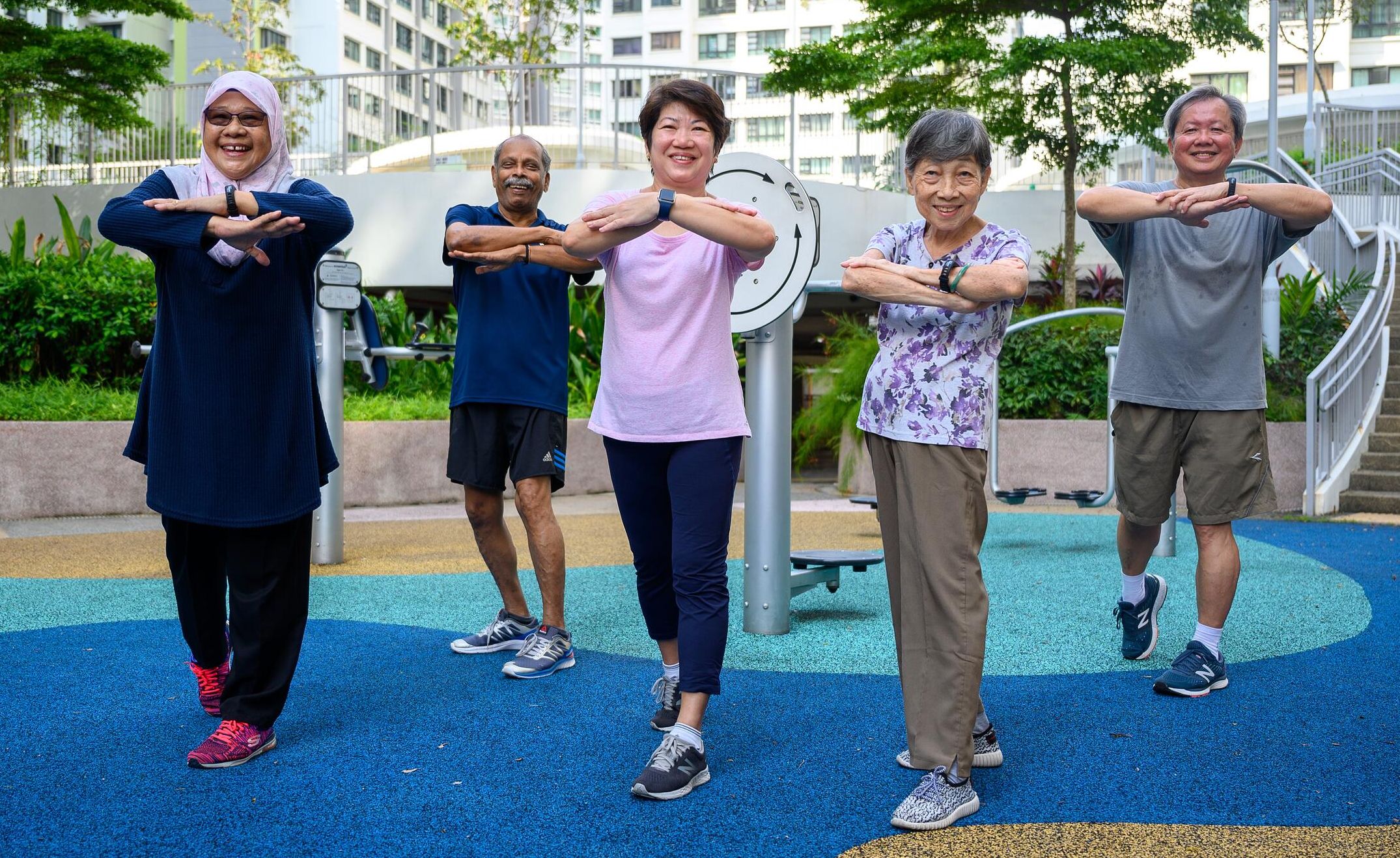 Ilustrasi aktivitas olahraga yang melibatkan pergerakan fisik disarankan bagi para penderita penyakit Parkinson.