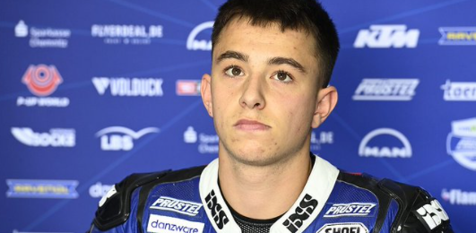 Sosok Jason Dupasquier, yang mengalami insiden pada sesi kualifikasi Moto3 GP Italia 2021.