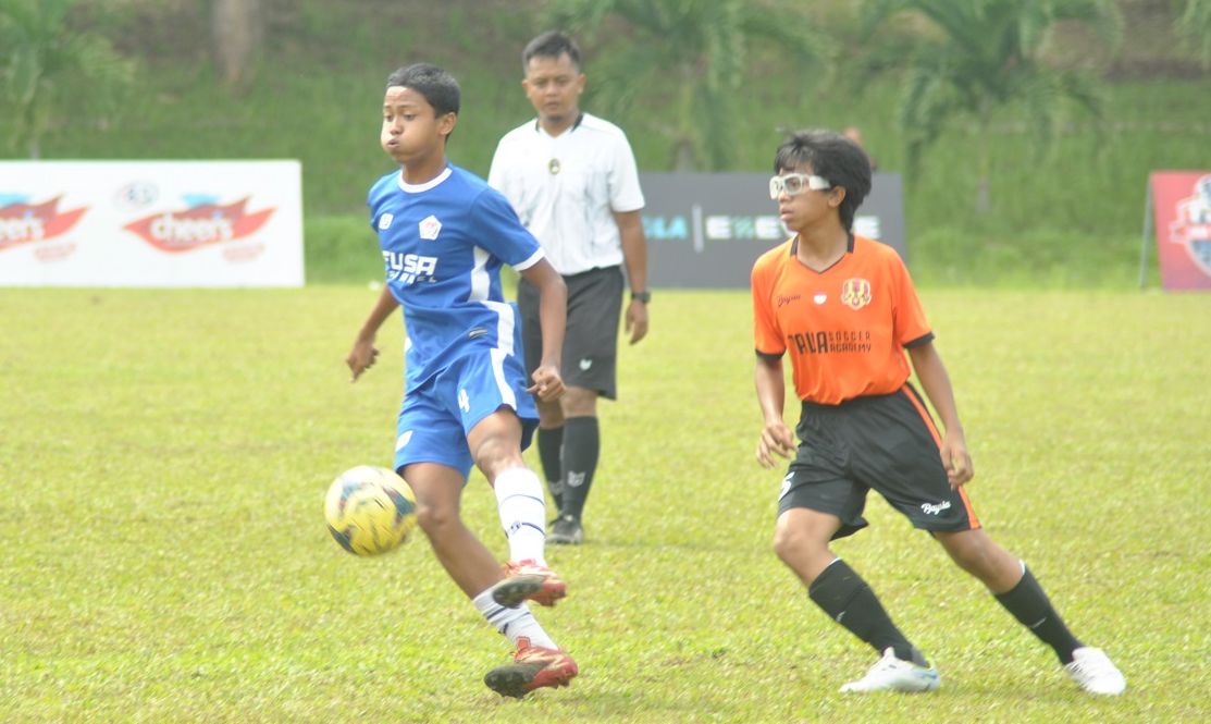 Mutiara 97 harus mengakui kehebatan tim Java Soccer di Liga TopSkor U-14 2022-2023.