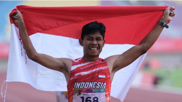 Atlet para atletik Indonesia, Saptoyogo Purnomo.