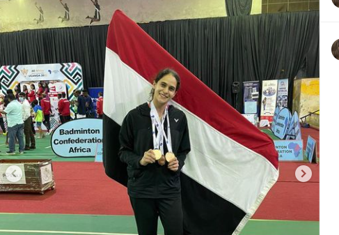 Pebulu tangkis Mesir, Nour Ahmed Youssri, menjuarai tunggal putri All Africa Championships 2022.