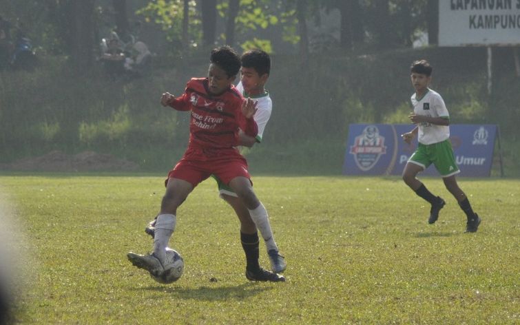 Diklat ISA melawan Sukmajaya pada lanjuta Liga TopSkor U-14 2022-2023.