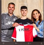 Putra Robin Van Persie Teken Kontrak Profesional Pertama dengan Bekas Klub Sang Ayah