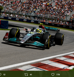 F1 GP Kanada 2022:  Lewis Hamilton Sebut Mercedes Gagal Total di Hari Pertama