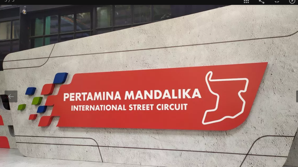 Logo Pertamina Mandalika International Street Circuit.