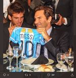 Lionel Messi Kirimkan Salam Perpisahan Hangat untuk Roger Federer