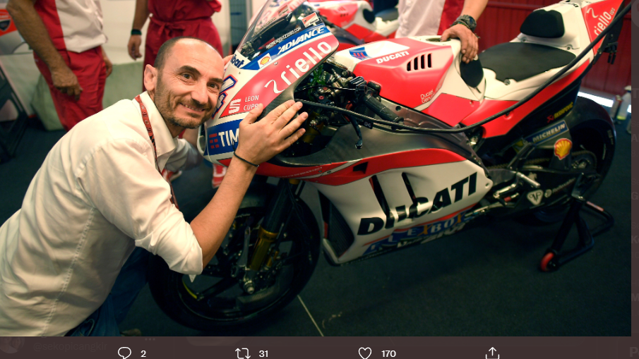 Sosok bos Ducati, Claudio Domenicali.