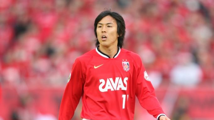 Makoto Hasebe saat masih membela Urawa Red Diamonds di J.League.
