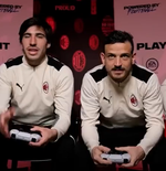 VIDEO: Kocak, Para Pemain AC Milan Saling berhadapan di Game FIFA 22