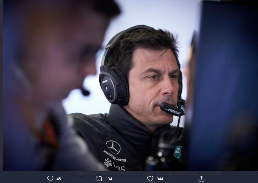 Prinsipal Tim Mercedes, Toto Wolff, masih mencemaskan insiden kedua pembalapnya dalam dua lomba di Sirkuit Silverstone, Inggris, terulang pada akhir pekan ini di Sirkuit Catalunya, Spanyol. 