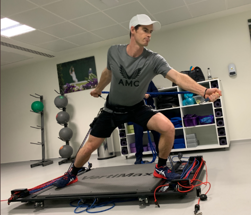 Sebelum ke lapangan, Andy Murray sudah berlatih intensif di dalam ruangan untuk pemulihan seusai cedera panjang seperti yang terlihat pada Januari 2020 lalu. 