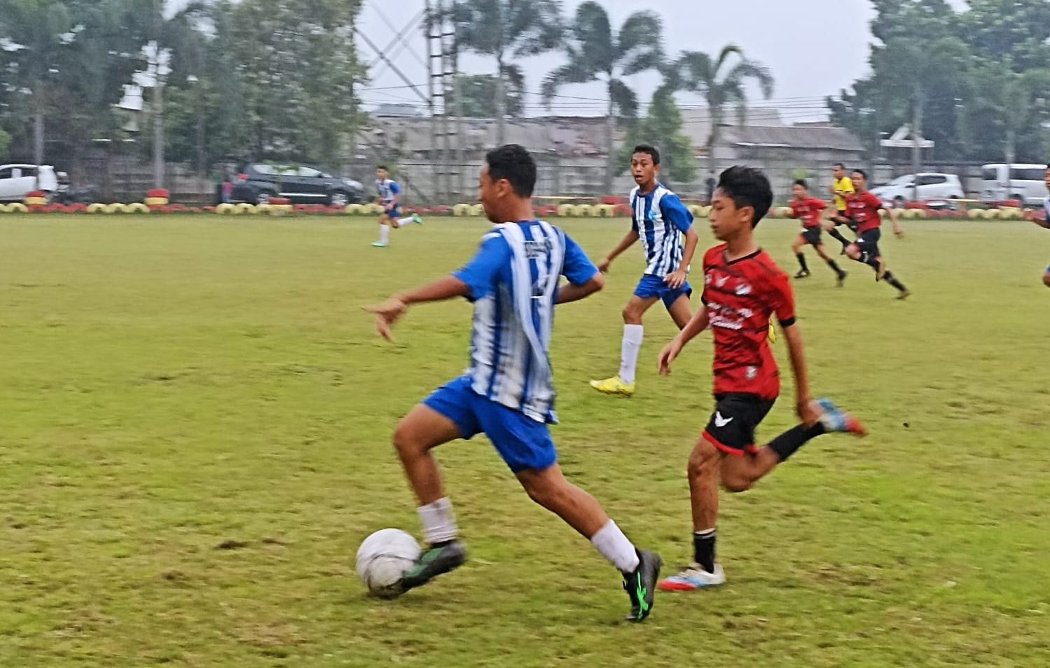 Pertandingan pekan ke-18 Liga TopSkor U-13 2021-2022 Divisi Utama antara Bogor City melawan Diklat ISA