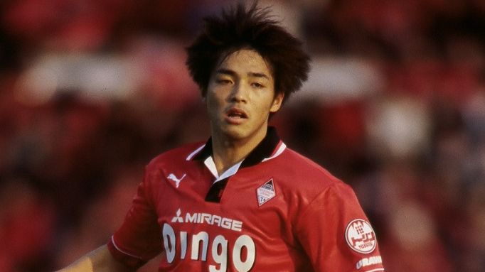 Legenda timnas Jepang, Shinji Ono, saat bermain di J.League.