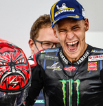 Fabio Quartararo Traktir Bocah Mandalika Es Krim usai Rebut Podium MotoGP Indonesia 2022