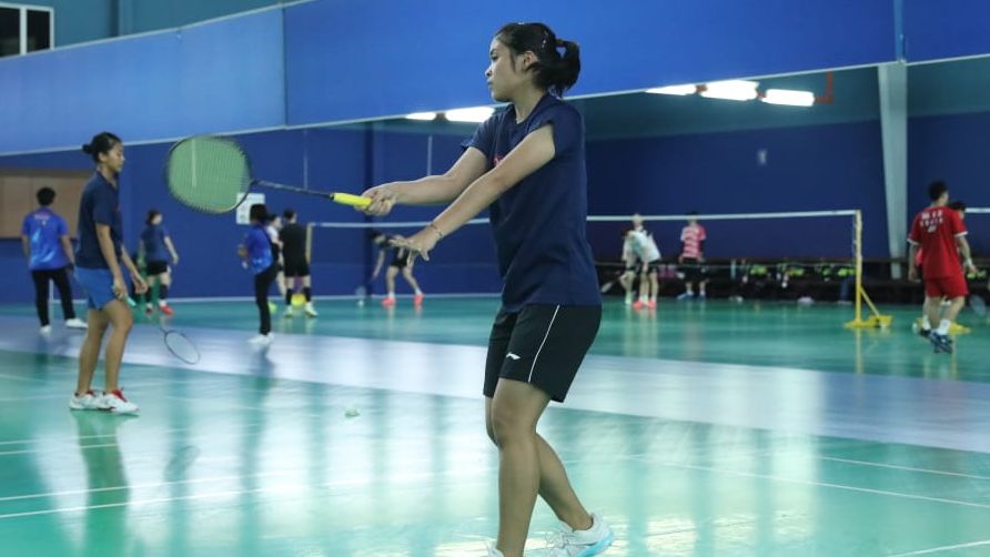 Gregoria Mariska Tunjung saat berlatih di Malaysia untuk BATC 2022.