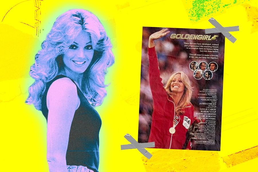 Goldengirl debut layar lebar dari Susan Anton, yang berperan sebagai lawan main James Coburn. (Deni Sulaeman/Skor.id)