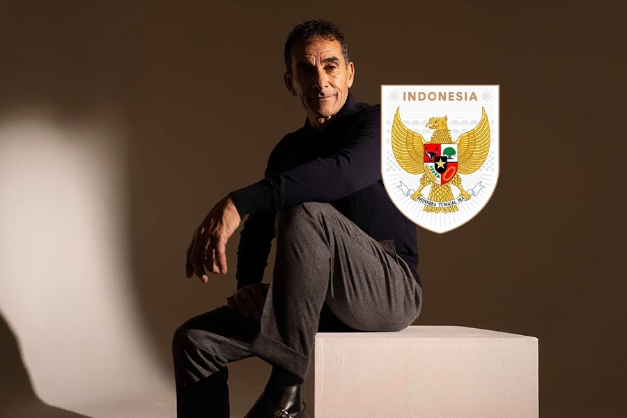Asisten pelatih Timnas Indonesia, sekaligus pelatih kepala Timnas U-23 Indonesia, Gerald Vanenburg.(Foto: PSSI/Grafis: Rahmat Ari Hidayat/Skor.id)
