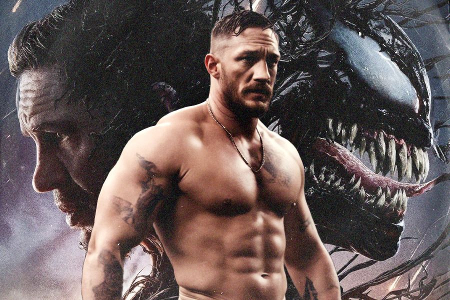 Tom Hardy salah satu aktor Hollywood dengan kemampuan transformasi fisik luar biasa. Terakhir ia melakukannya untuk film bikin fisiknya untuk Venom: The Last Dance (Venom 3). (Jovi Arnanda/Skor.id)