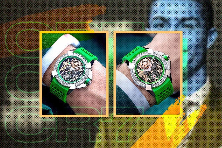 Jacob & Co. menghadirkan jam tangan terbaru dari koleksi Jacob & Co x CR7 Epic X. (Hendy AS/Skor.id)