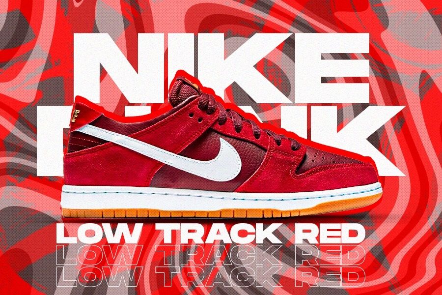 Nike Dunk Low Track Red untuk Sneakerhead Sekolah Dasar