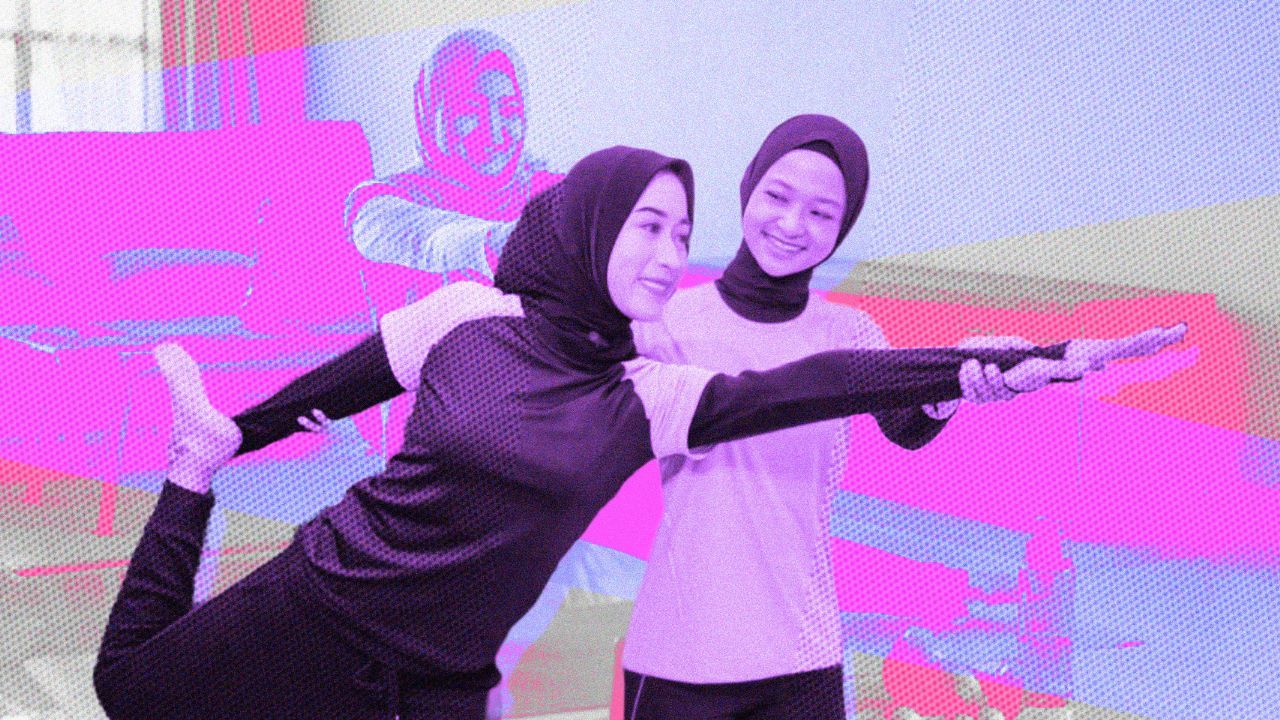 Menemukan waktu untuk berolahraga selama bulan Ramadan akan membantu Anda tetap sehat (Hendy AS/Skor.id).