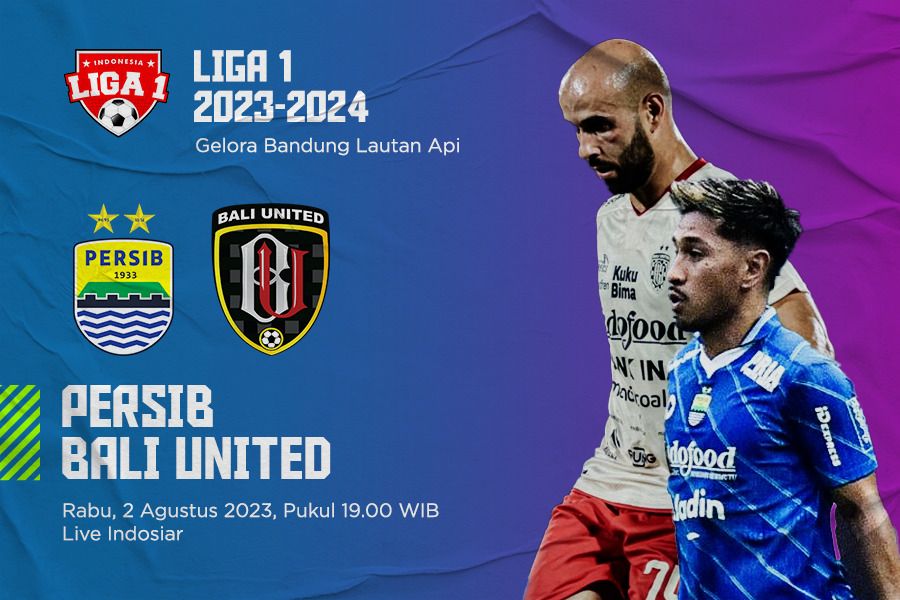 Prediksi dan Link Live Streaming Persib vs Bali United di Liga 1 2023-2024