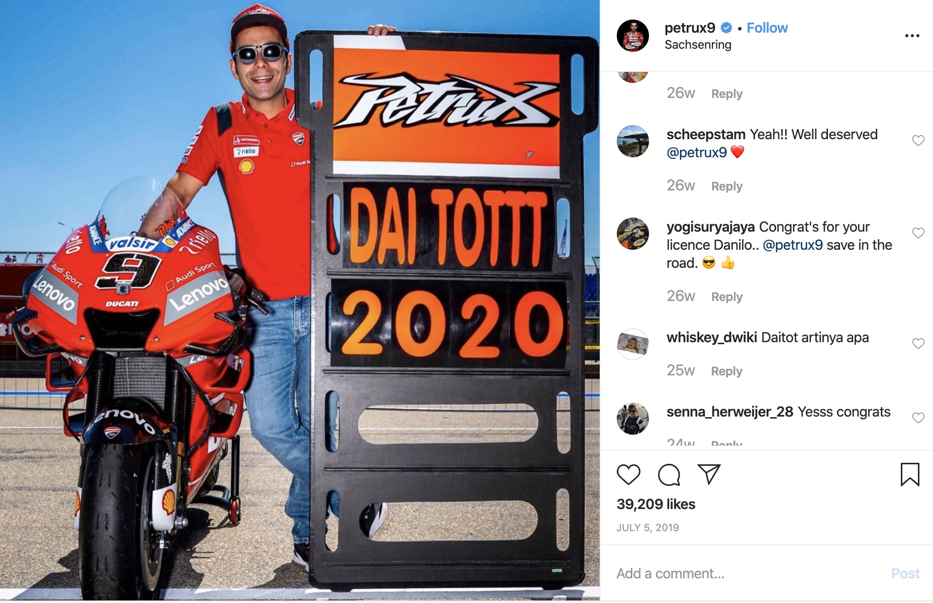 Danilo Petrucci Terancam Keluar dari MotoGP, Ternyata Ini Bukan yang Pertama