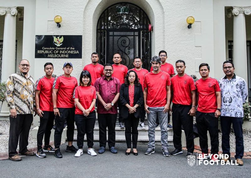 Kunjungi KBRI, Bali United Berharap Warga Indonesia Serbu AAMI Park