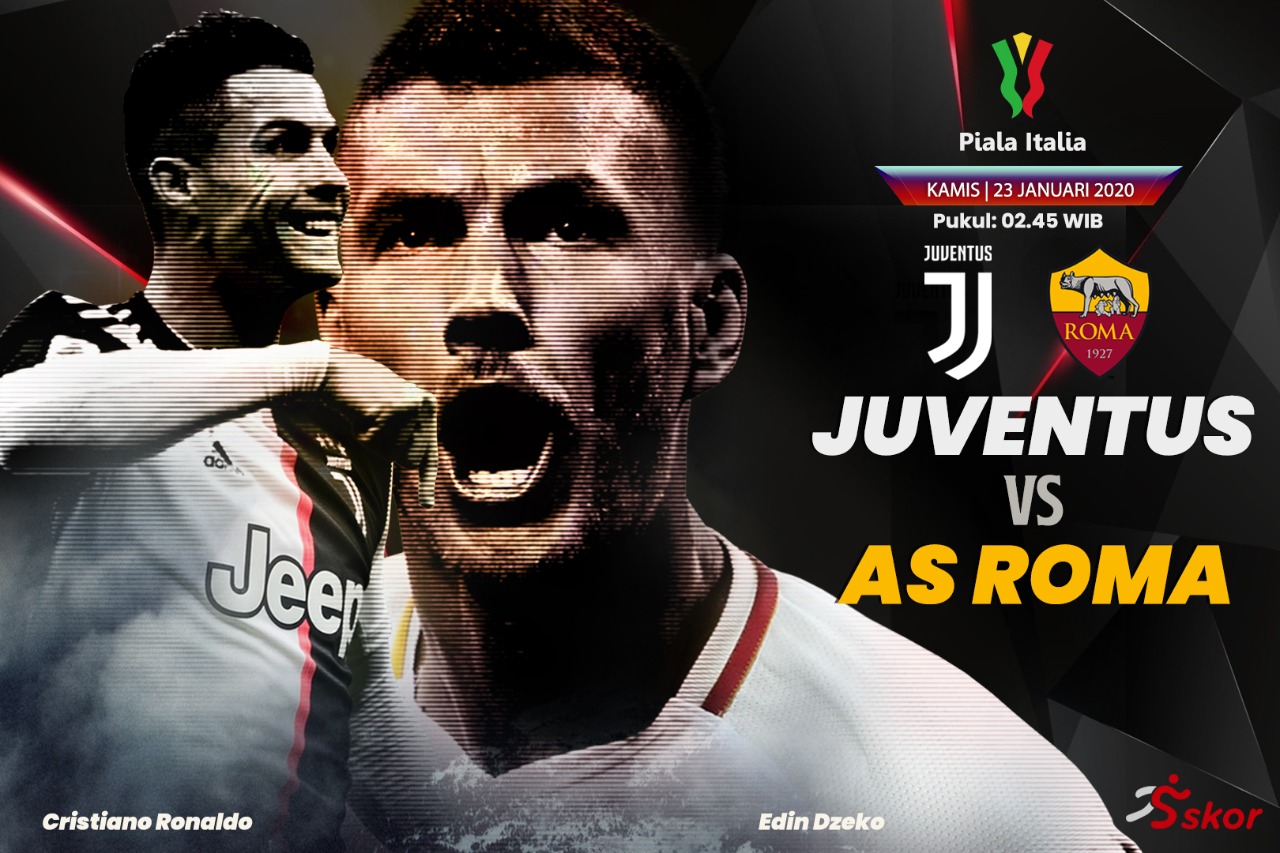 Prediksi Pertandingan Piala Italia, Juventus vs AS Roma