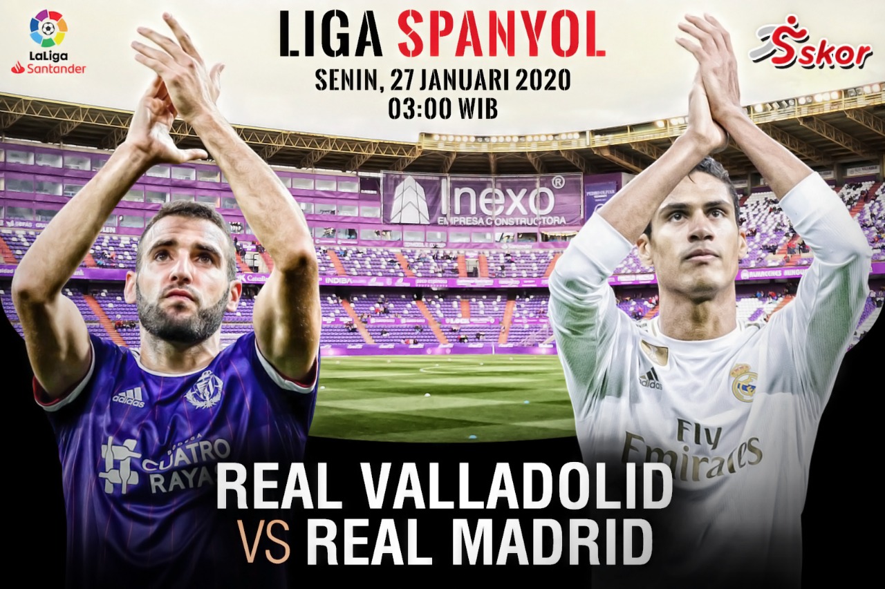 Babak I Real Valladolid vs Real Madrid: Minim Peluang, Kedua Tim Gagal Cetak Gol