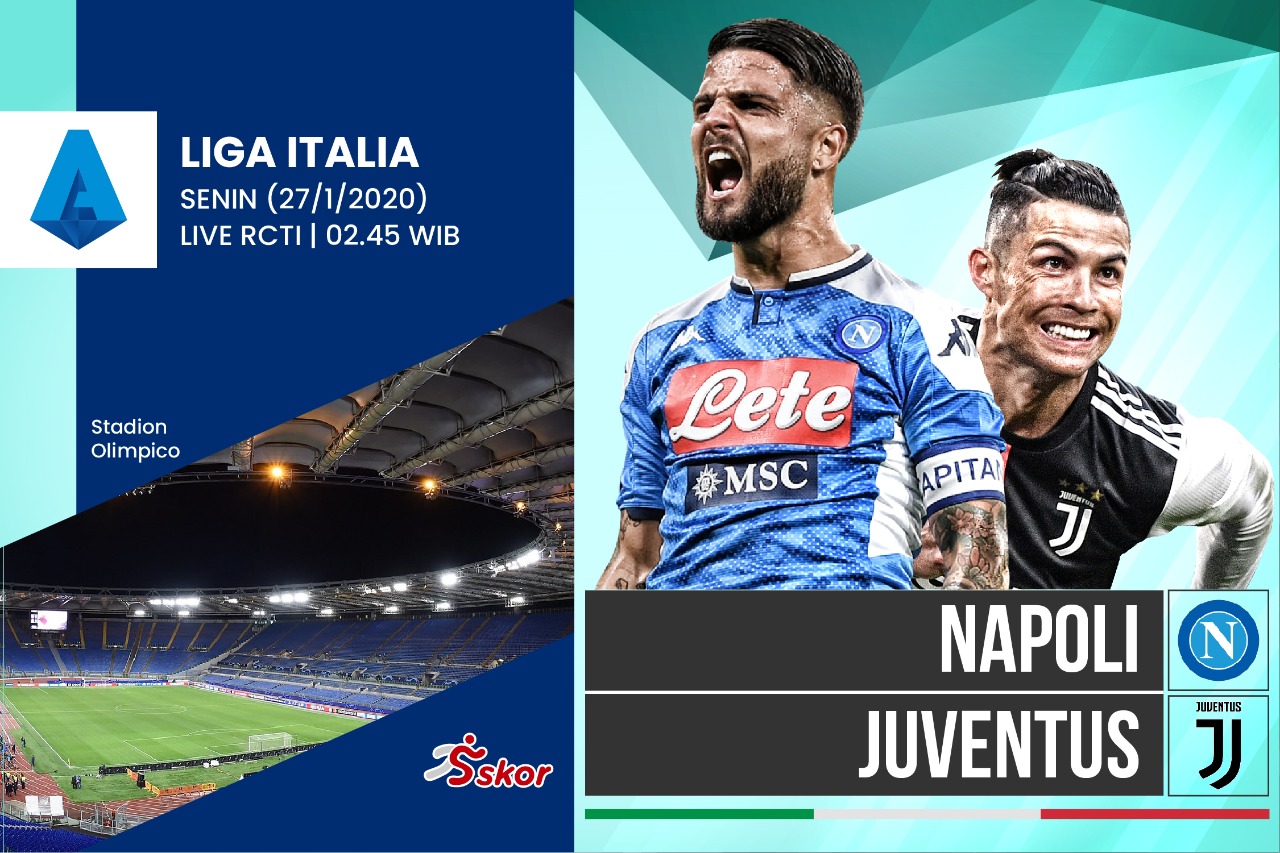 Susunan Pemain Napoli vs Juventus: Kembalinya Trio CR7-Higuain-Dybala