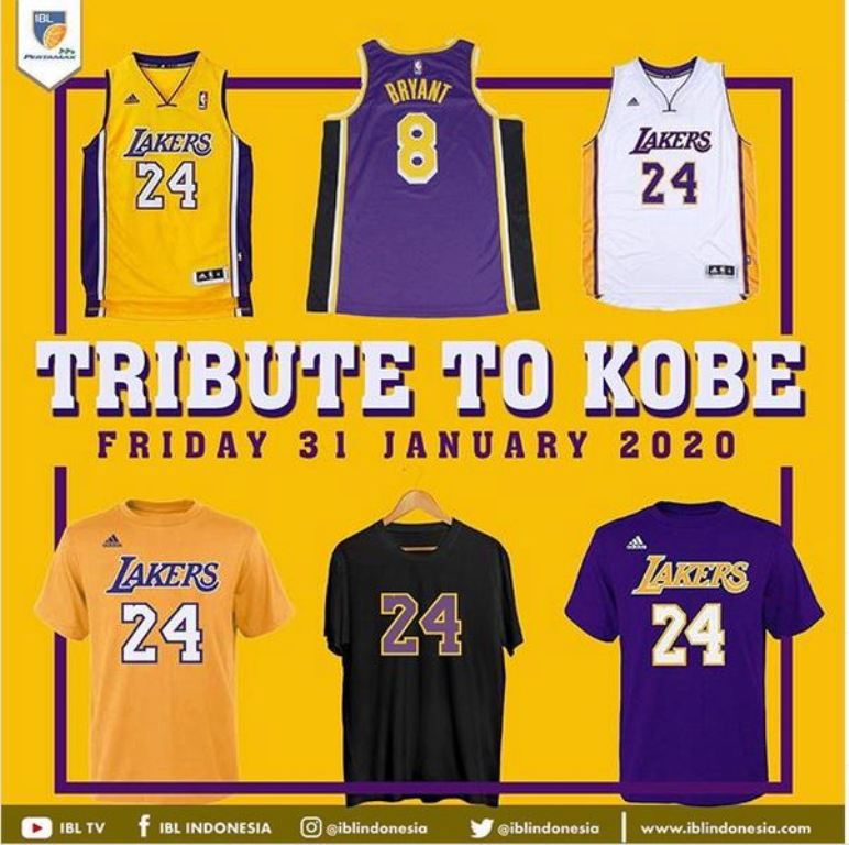IBL Akan Berikan Penghormatan untuk Kobe Bryant di Seri Jakarta