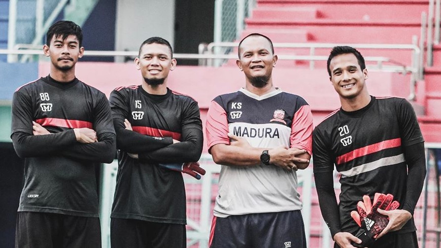 Kiper Madura United Fokus S2 di Tengah Ketidakjelasan Liga 1 2020