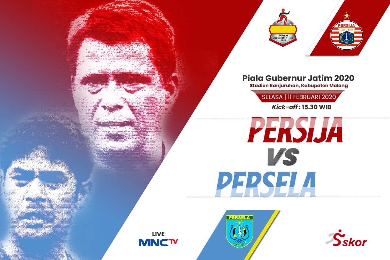 Prediksi Pertandingan Piala Gubernur Jatim 2020, Persija vs Persela