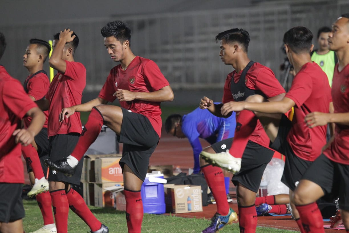Latihan Perdana Timnas Indonesia, Empat Pemain Masih Absen