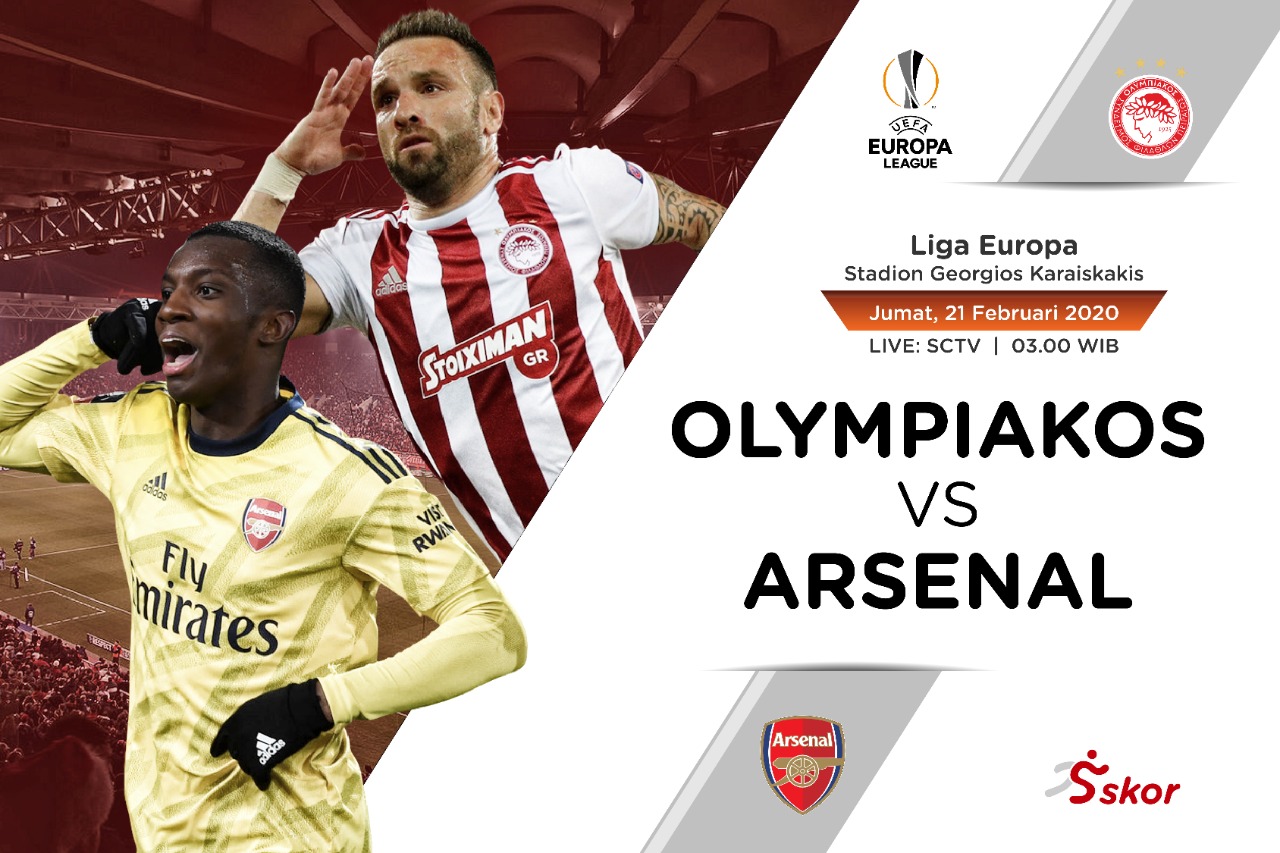Link Live Streaming Olympiakos vs Arsenal